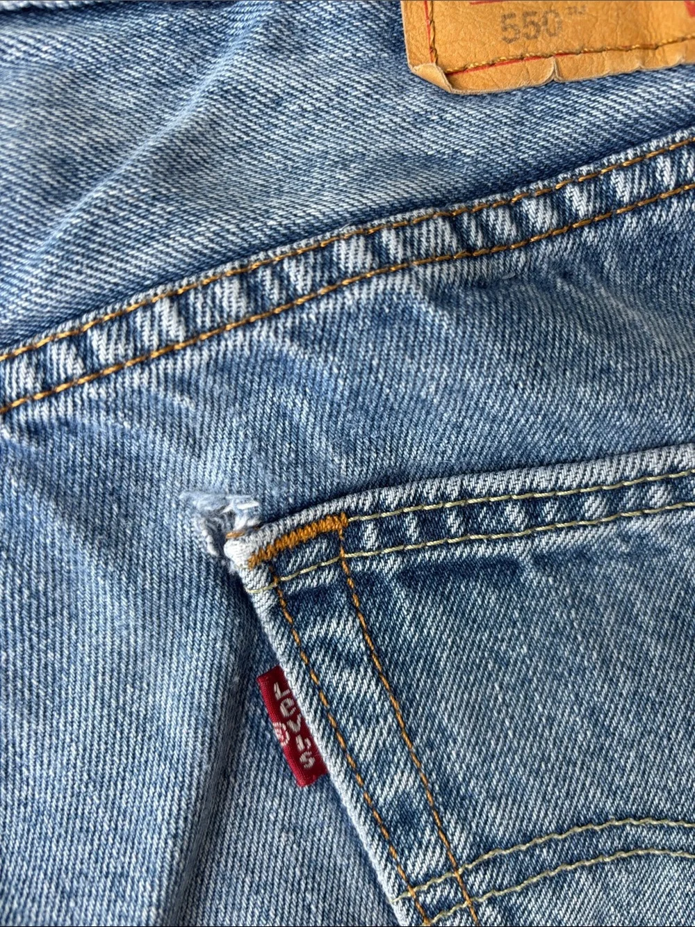 Levi's 550 Men's Blue Straight-Leg Denim Jeans